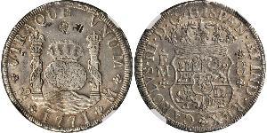 8 Real Spanish Mexico  / Kingdom of New Spain (1519 - 1821) Silver Charles III of Spain (1716 -1788)