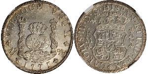 8 Real Spanish Mexico  / Kingdom of New Spain (1519 - 1821) Silver Charles III of Spain (1716 -1788)