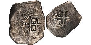 8 Real Spanish Mexico  / Kingdom of New Spain (1519 - 1821) Silver Philip V of Spain(1683-1746)