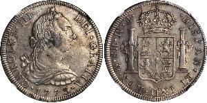 8 Real Spanish Mexico  / Kingdom of New Spain (1519 - 1821) Silver Charles III of Spain (1716 -1788)