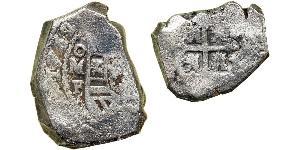 8 Real Spanish Mexico  / Kingdom of New Spain (1519 - 1821) Silver Philip V of Spain(1683-1746)