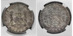 8 Real Spanish Mexico  / Kingdom of New Spain (1519 - 1821) Silver Charles III of Spain (1716 -1788)