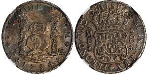 8 Real Spanish Mexico  / Kingdom of New Spain (1519 - 1821) Silver Ferdinand VI of Spain (1713-1759)