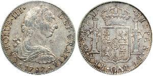 8 Real Spanish Mexico  / Kingdom of New Spain (1519 - 1821) Silver Charles III of Spain (1716 -1788)