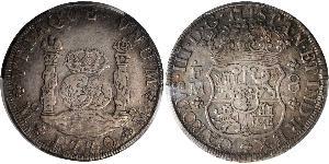 8 Real Spanish Mexico  / Kingdom of New Spain (1519 - 1821) Silver Charles III of Spain (1716 -1788)