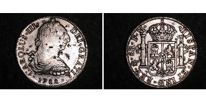 8 Real 新西班牙總督轄區 (1535 - 1821) 銀 卡洛斯三世 (西班牙) (1716 -1788)