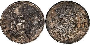 8 Real 新西班牙總督轄區 (1535 - 1821) 銀 Philip V of Spain(1683-1746)