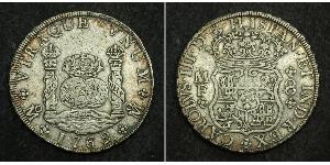 8 Real 新西班牙總督轄區 (1535 - 1821) 銀 卡洛斯三世 (西班牙) (1716 -1788)