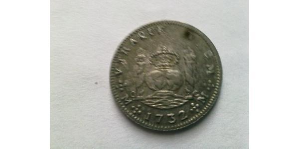 8 Real 新西班牙總督轄區 (1535 - 1821) 銀 Philip V of Spain(1683-1746)