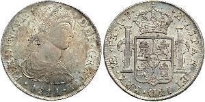8 Real 秘鲁 銀 费尔南多七世 (1784 - 1833)