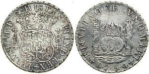 8 Real Spanish Colonies / 秘鲁 銀 