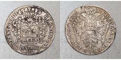 8 Shilling Hambourg Argent Charles VI du Saint-Empire (1685-1740)