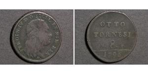 8 Tornesi Italian city-states Copper 