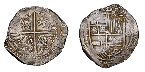 8 Реал Боливия Серебро Philip IV of Spain (1605 -1665) / Филипп III король Испании (1578-1621)