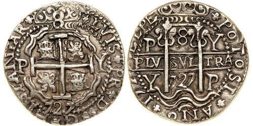 8 Реал Боливия / Вице-королевство Перу (1542 - 1824) Серебро 