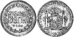 8 Реал Новая Испания (1519 - 1821) Серебро Фердинанд VII король Испании (1784-1833)