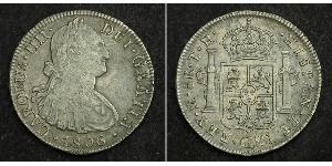 8 Реал Новая Испания (1519 - 1821) Серебро Карл IV король Испании (1748-1819)