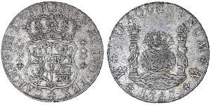 8 Реал Новая Испания (1519 - 1821) Серебро Карл III король Испании (1716 -1788)