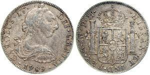 8 Реал Новая Испания (1519 - 1821) Серебро Карл IV король Испании (1748-1819)