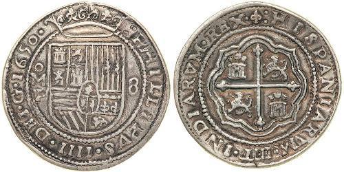 8 Реал Новая Испания (1519 - 1821) Серебро Philip IV of Spain (1605 -1665)