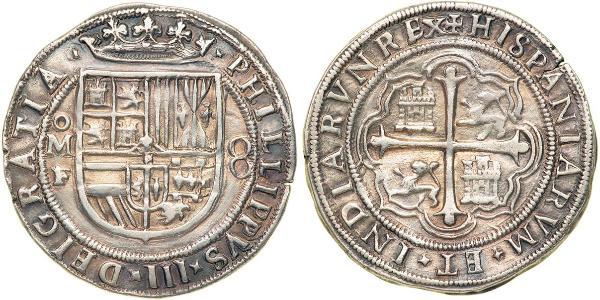 8 Реал Новая Испания (1519 - 1821) Серебро Филипп III король Испании (1578-1621)