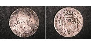 8 Реал Рио-де-ла-Плата (вице-королевство) (1776 - 1814) / Боливия Серебро Карл IV король Испании (1748-1819)