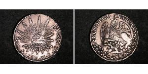8 Реал Second Federal Republic of Mexico (1846 - 1863) Срібло 