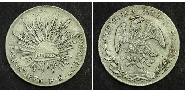 8 Реал Second Federal Republic of Mexico (1846 - 1863) Срібло 