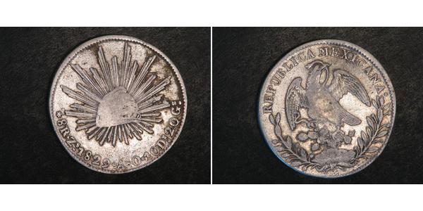 8 Реал Second Federal Republic of Mexico (1846 - 1863) Срібло 