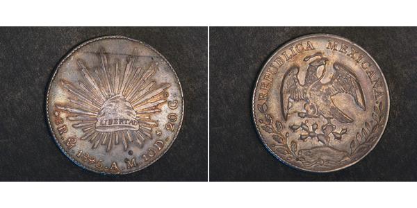 8 Реал Second Federal Republic of Mexico (1846 - 1863) Срібло 