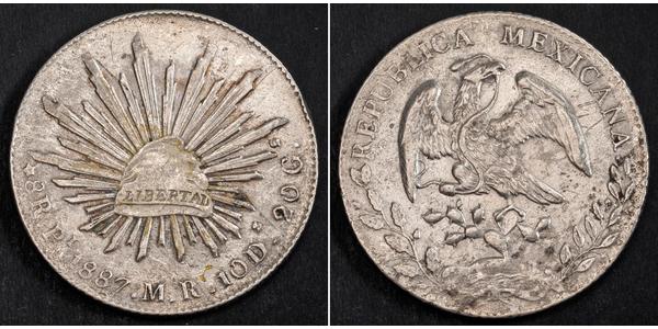 8 Реал Second Federal Republic of Mexico (1846 - 1863) Срібло 