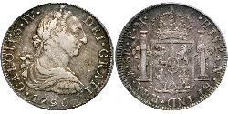 8 Реал Нова Іспанія (1519 - 1821) Срібло Карл IV король Іспанії  (1748-1819)