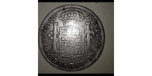 8 Реал Нова Іспанія (1519 - 1821) Срібло Карл III король Іспанії (1716 -1788)
