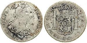 8 Реал Перу Срібло Карл III король Іспанії (1716 -1788)