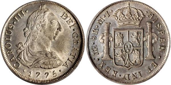 8 Реал Перу Срібло Карл III король Іспанії (1716 -1788)