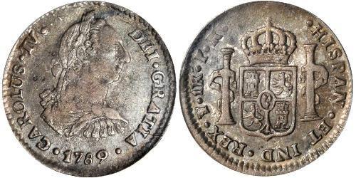 8 Реал Ріо-де-ла-Плата (віце-королівство) (1776 - 1814) Срібло Карл IV король Іспанії  (1748-1819)