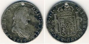 8 Риал Королевство Испания (1814 - 1873) Серебро 
