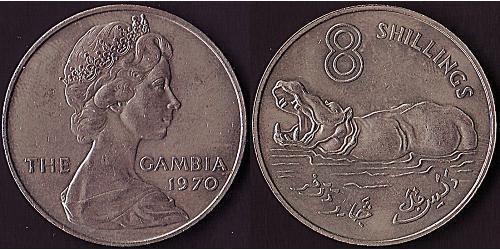 8 Шилінг Гамбія  Єлизавета II (1926-2022)
