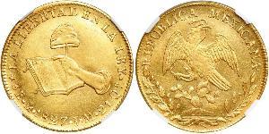 8 Эскудо Second Federal Republic of Mexico (1846 - 1863) Золото 