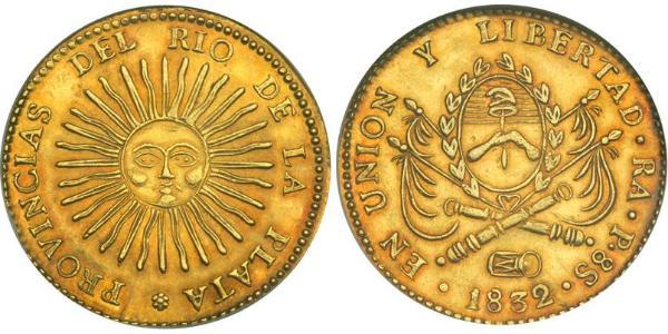 8 Эскудо Аргентинская Республика (1861 - ) Золото 