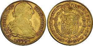8 Эскудо Перу Золото Карл III король Испании (1716 -1788)