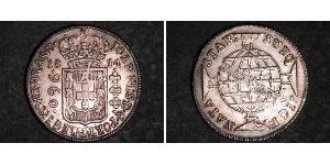 960 Reis Brésil Argent Jean VI de Portugal (1767-1826)