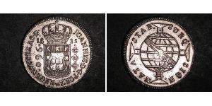 960 Reis Brésil Argent Jean VI de Portugal (1767-1826)