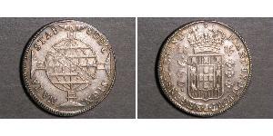 960 Reis Brésil Argent Jean VI de Portugal (1767-1826)