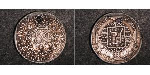 960 Reis Brasil Plata Juan VI de Portugal (1767-1826)