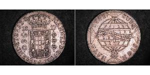 960 Reis Brasil Plata Juan VI de Portugal (1767-1826)