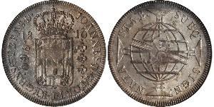 960 Reis Brasil Plata Juan VI de Portugal (1767-1826)