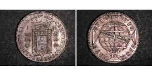 960 Reis Brasil Plata Juan VI de Portugal (1767-1826)