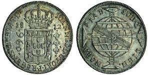 960 Reis Brasilien Silber Johann VI. von Portugal  (1767-1826)