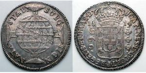 960 Reis Brasilien Silber Johann VI. von Portugal  (1767-1826)